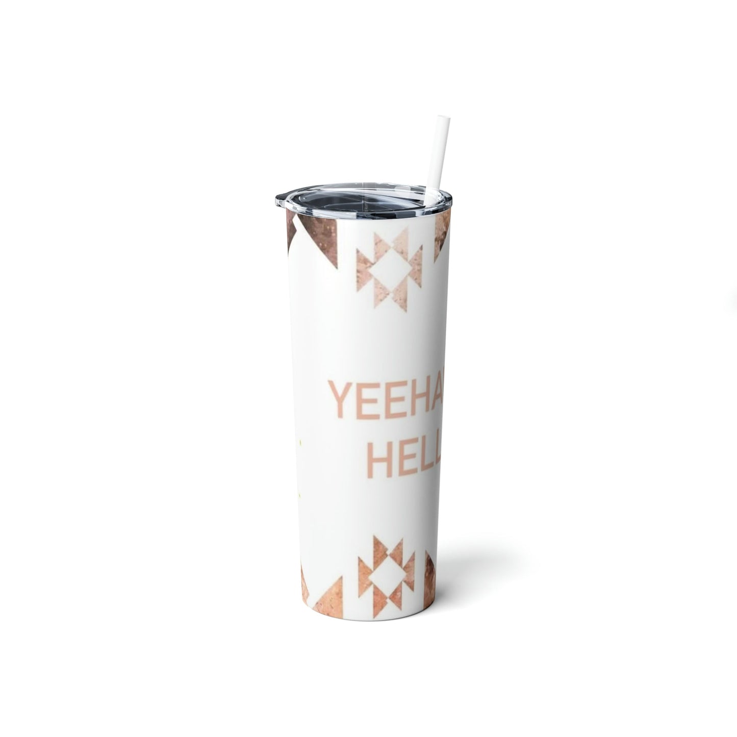 Yeehaws and Hellnaws Skinny Tumbler