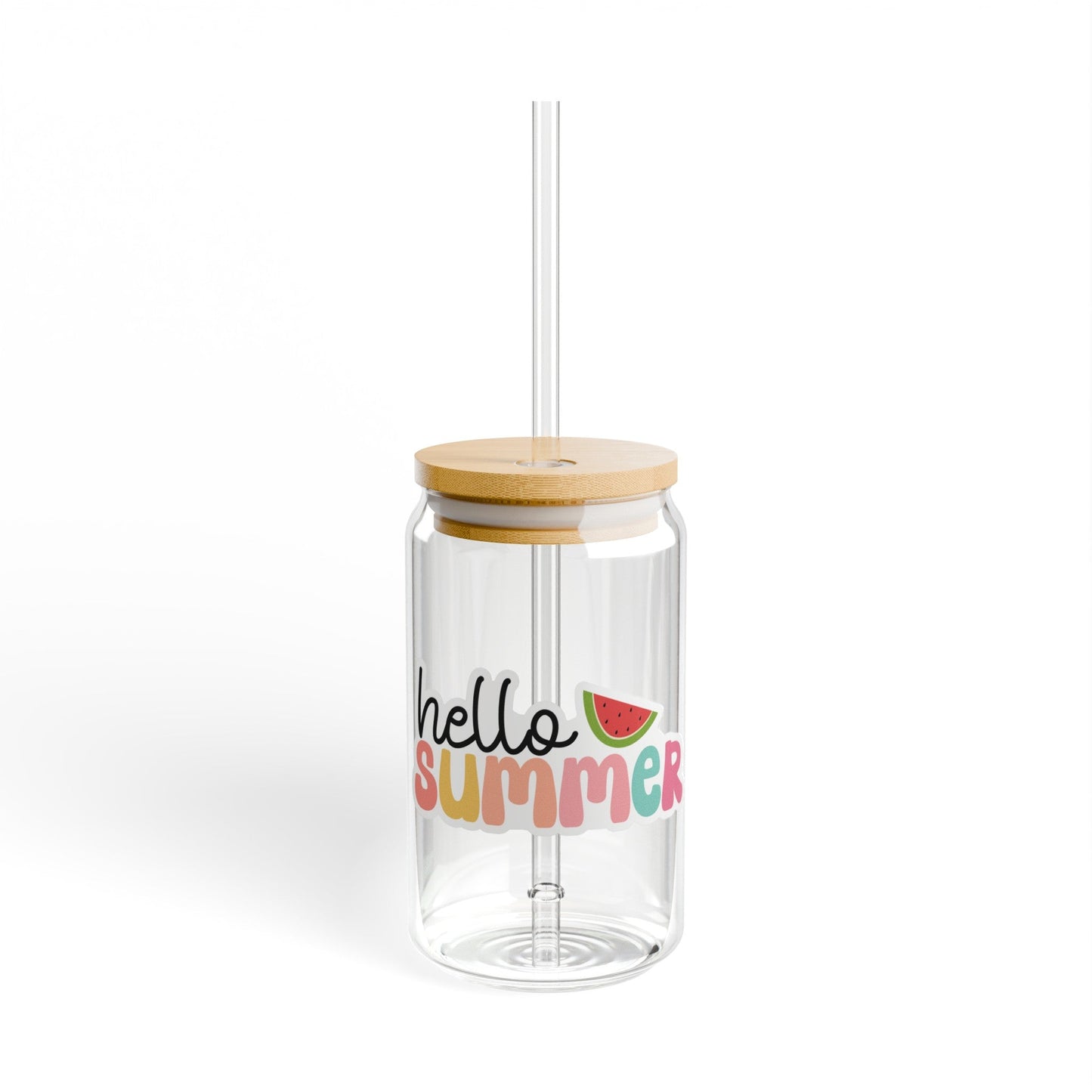 Hello Summer Sipper Glass, 16oz