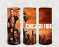 Chicago Fire 20 oz Skinny Tumbler