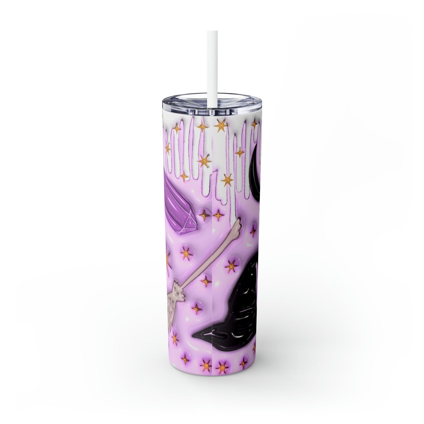 Inflated I’m A Witch Skinny Tumbler with Straw, 20oz