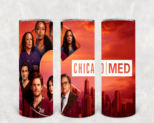 Chicago Med 20 oz Skinny Tumbler