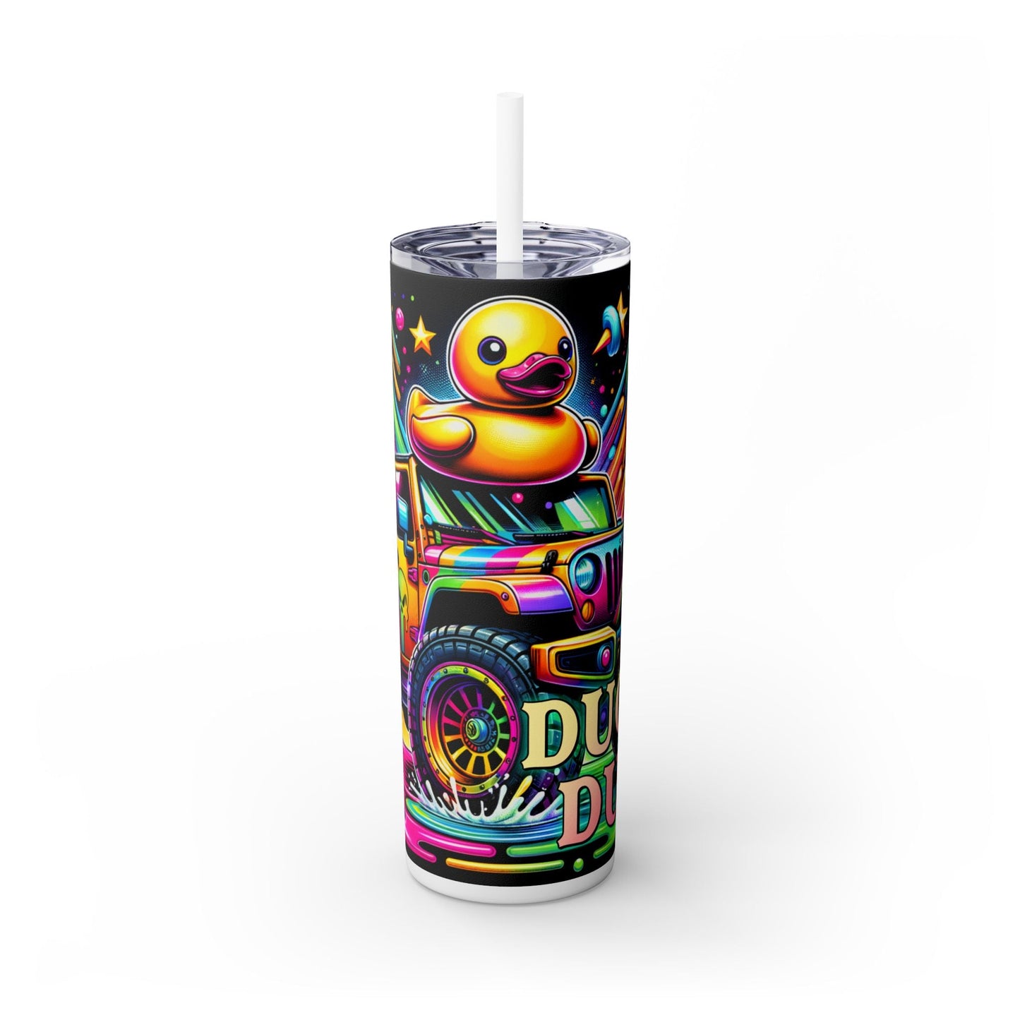 Duck Duck Skinny Tumbler with Straw, 20oz