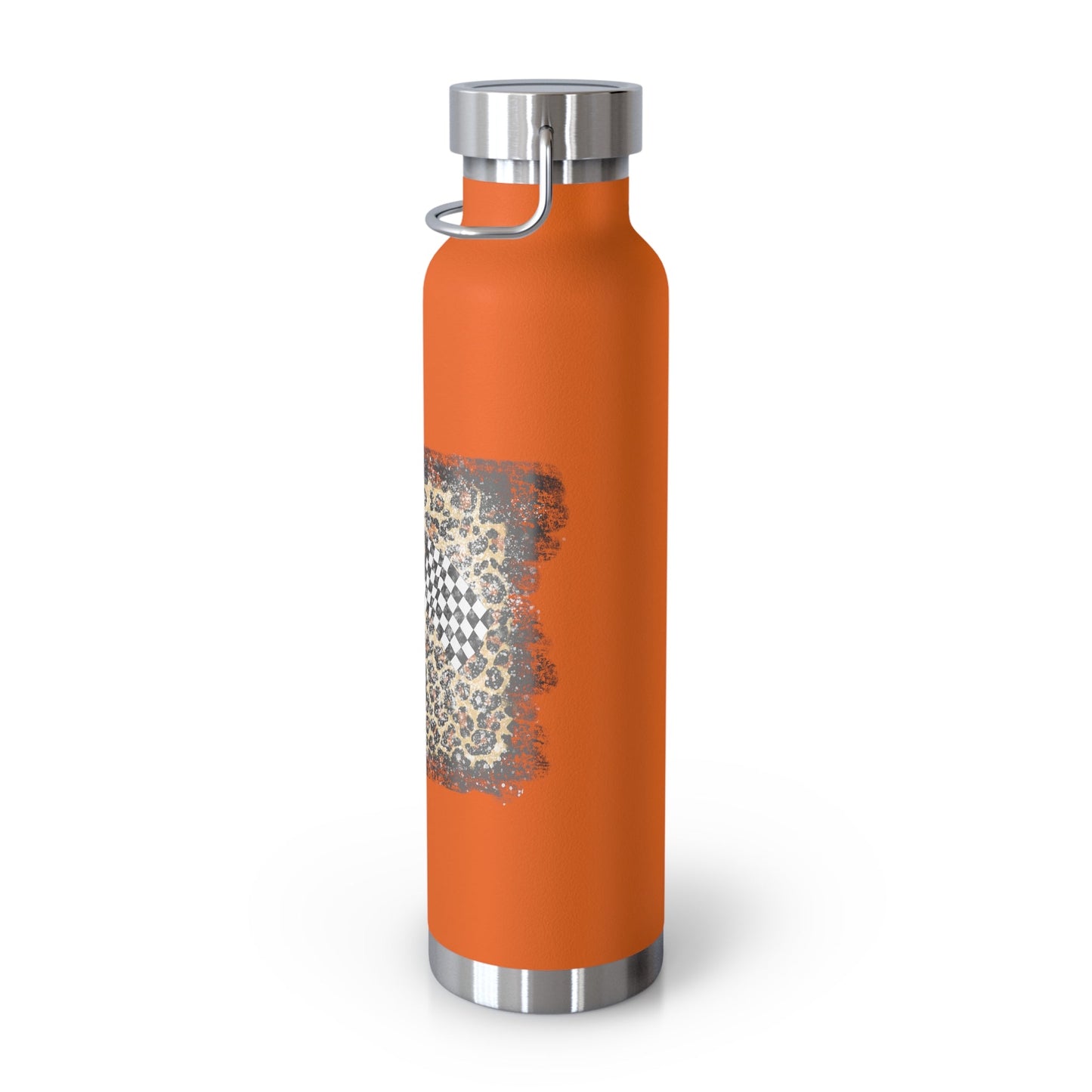 Checkered Flag Copper Vacuum Insulated Bottle, 22oz