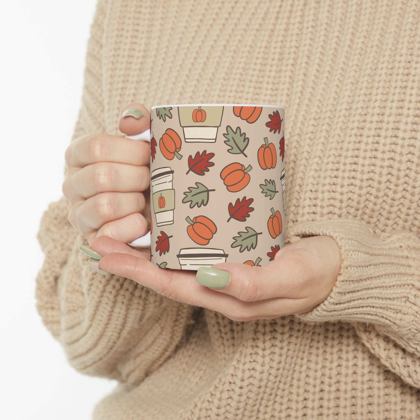 Coffee Pumpkin Ceramic Mug 11oz