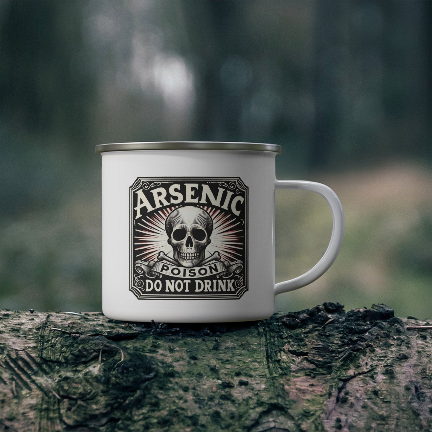 Arsenic Enamel Camping Mug