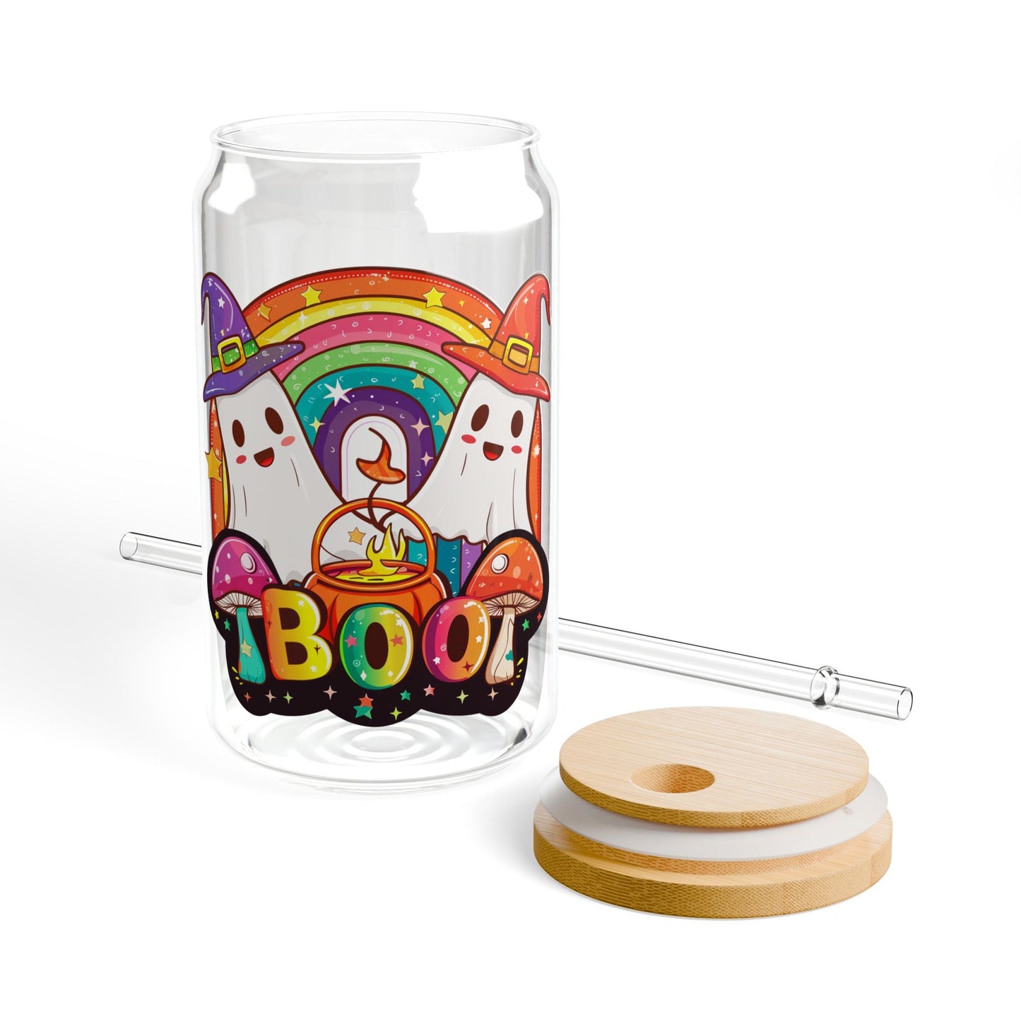 Groovy Boo Sipper Glass, 16oz