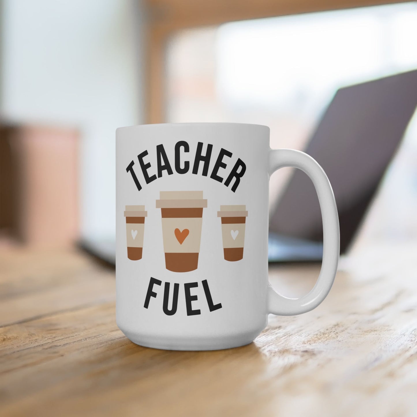 Teacher Fuel Ceramic Mug, (11oz, 15oz)