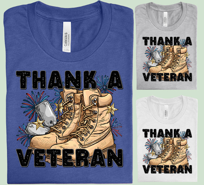 Thank a Veteran - Graphic Tee