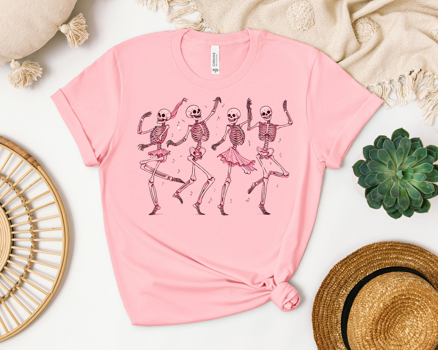 Dancing Skeletons Graphic Tee