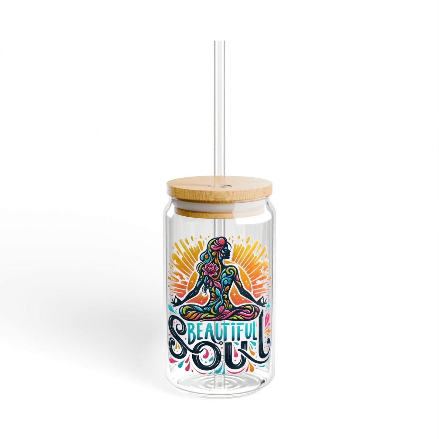 Beautiful Soul Sipper Glass, 16oz