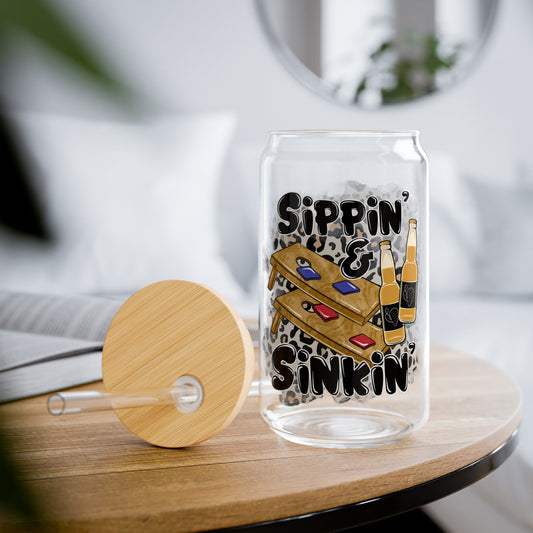 Sippin’ & Sinkin’ Sipper Glass, 16oz