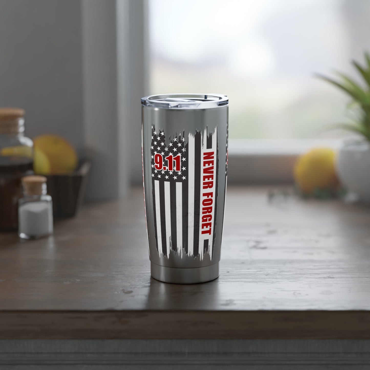 Never Forget Dark Flag Vagabond 20oz Tumbler