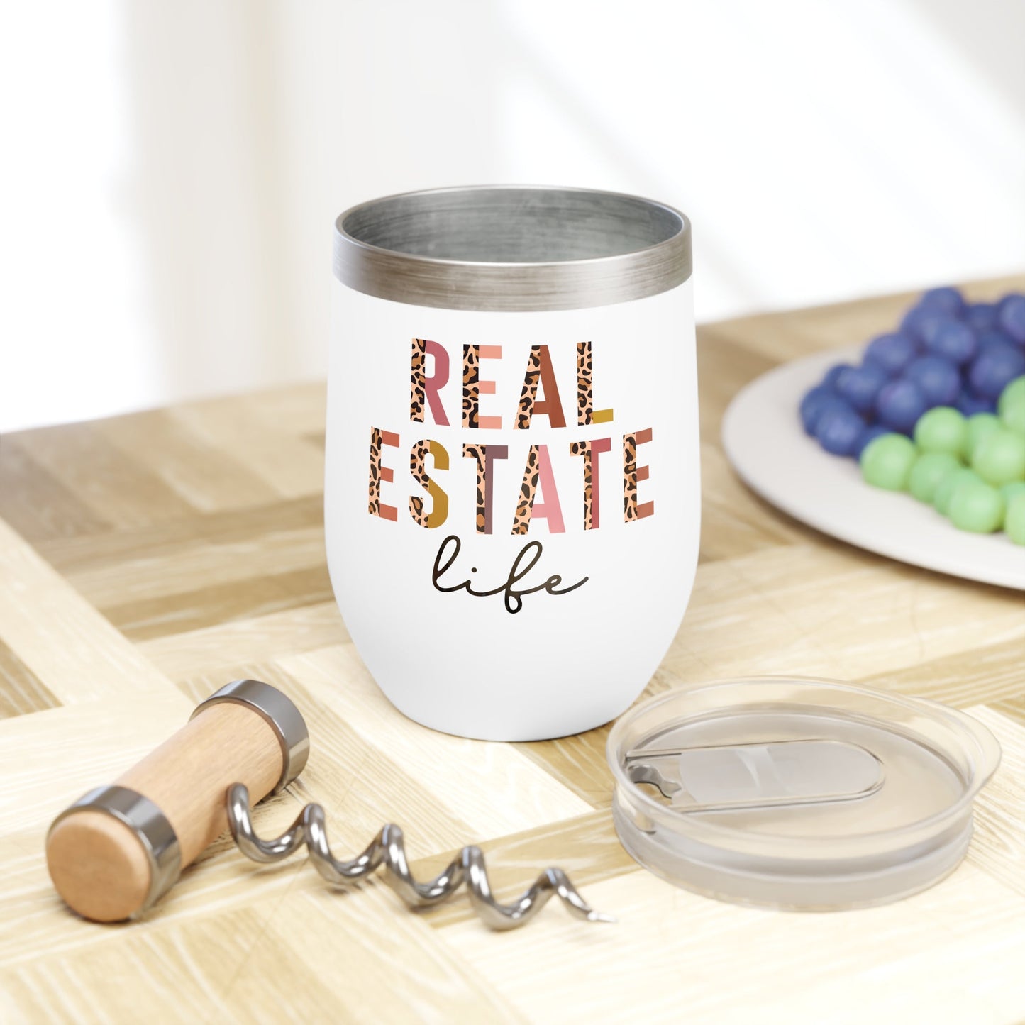 Real Estate Life Chill Wine Tumbler