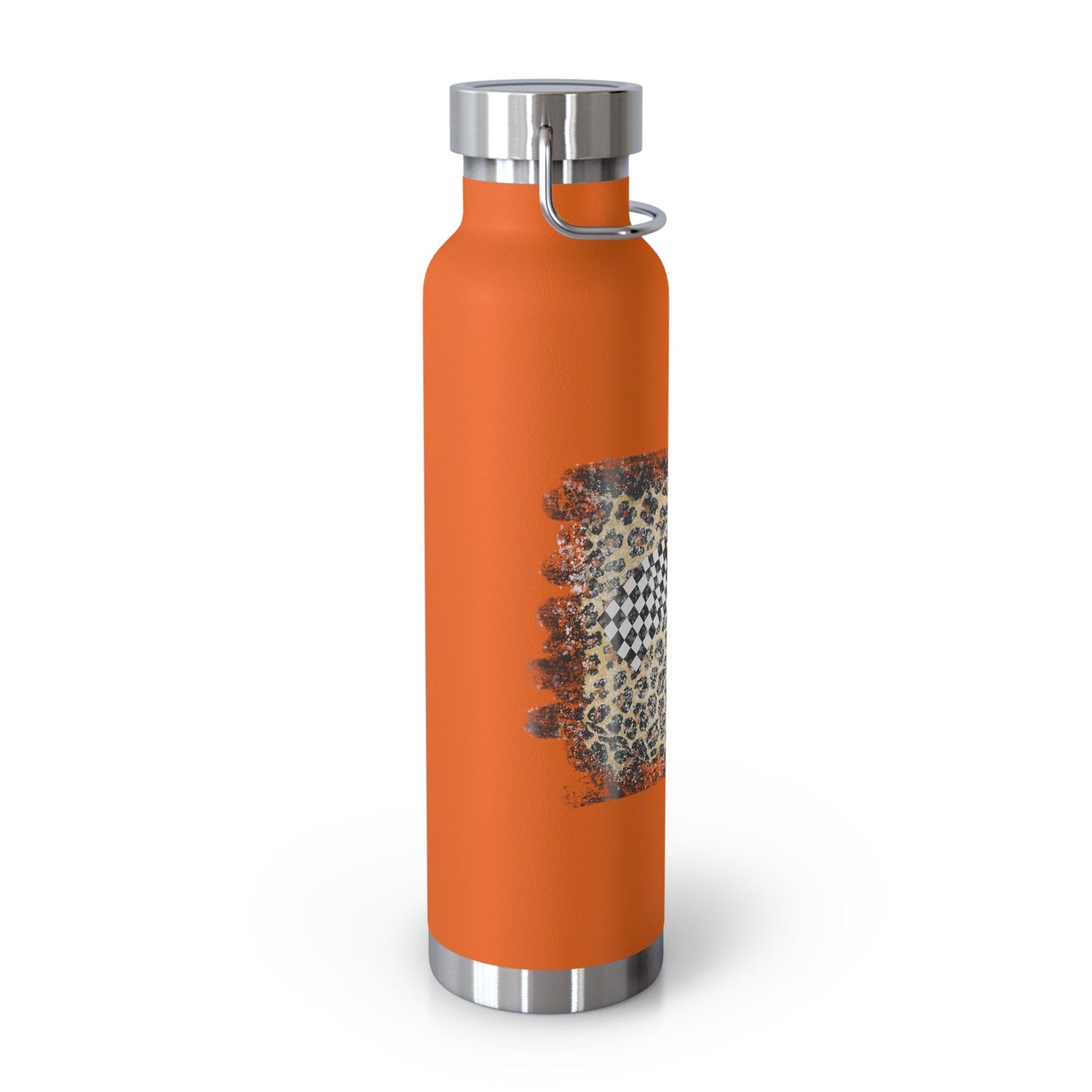 Checkered Flag Copper Vacuum Insulated Bottle, 22oz