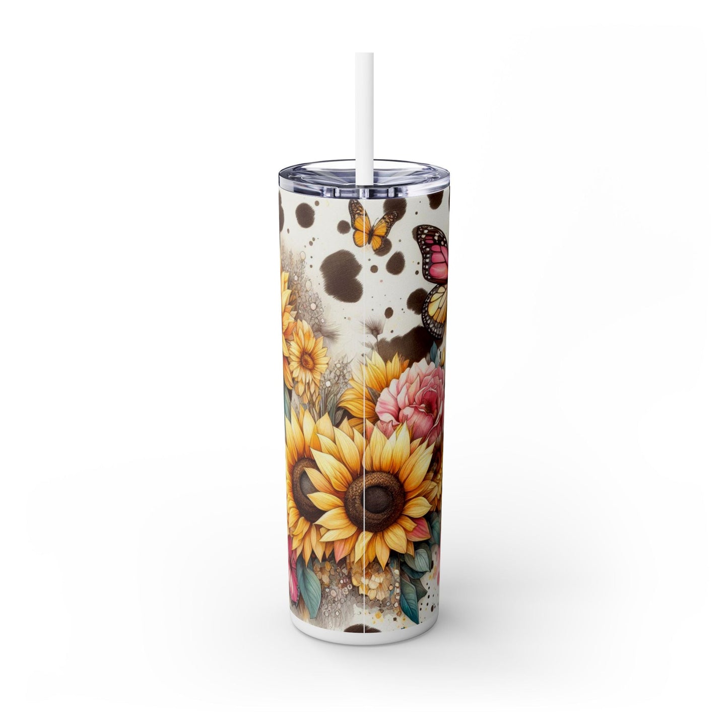 Be Proud Skinny Tumbler with Straw, 20oz