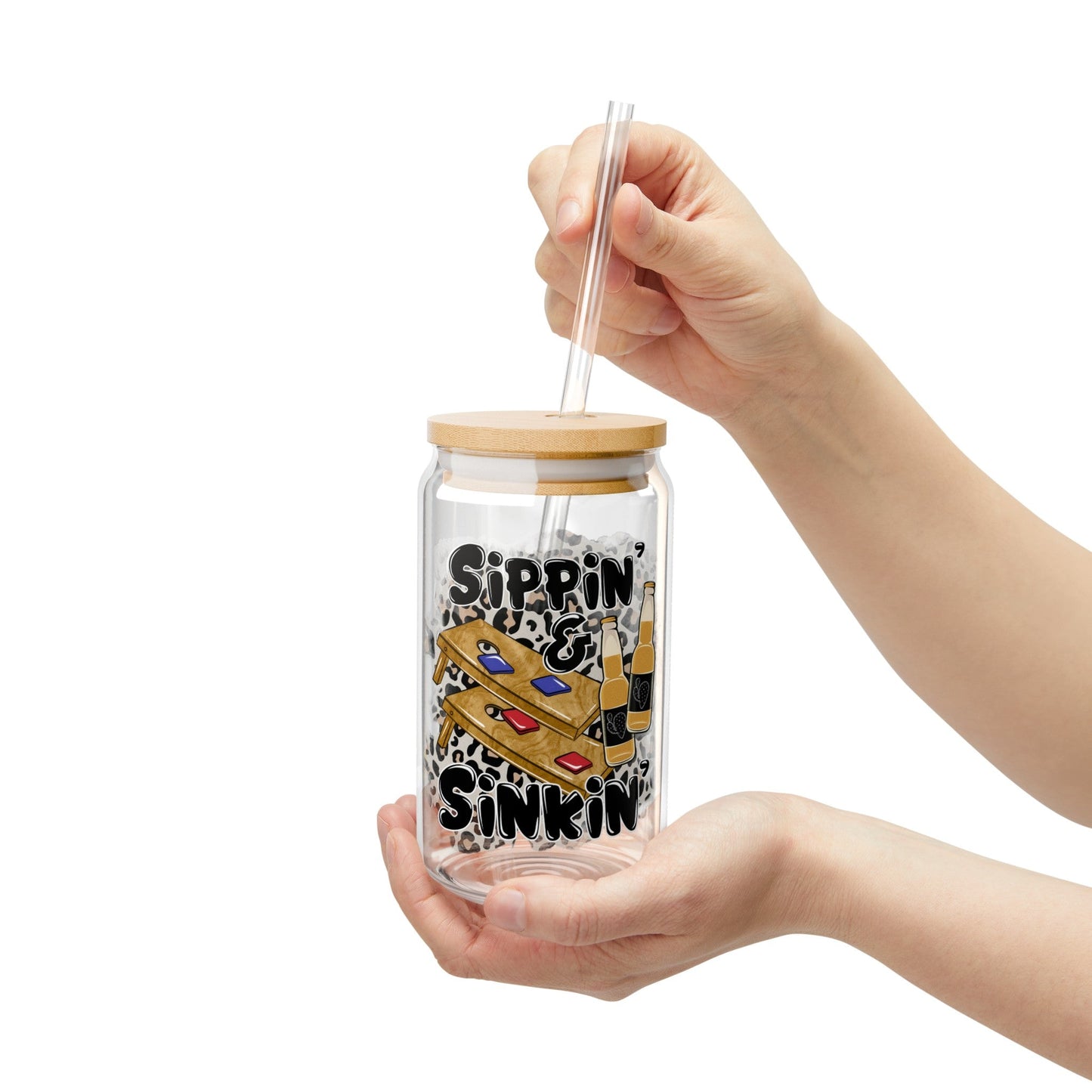 Sippin’ & Sinkin’ Sipper Glass, 16oz