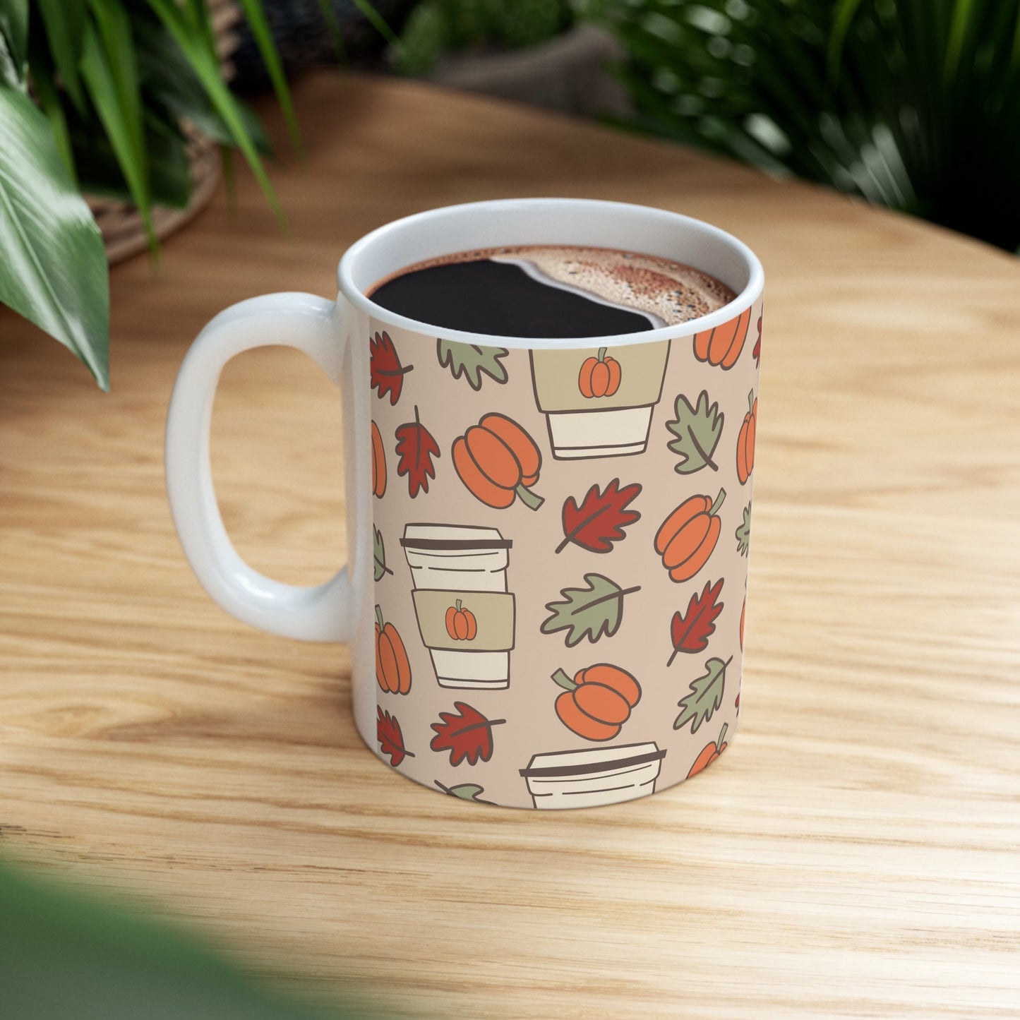 Coffee Pumpkin Ceramic Mug 11oz