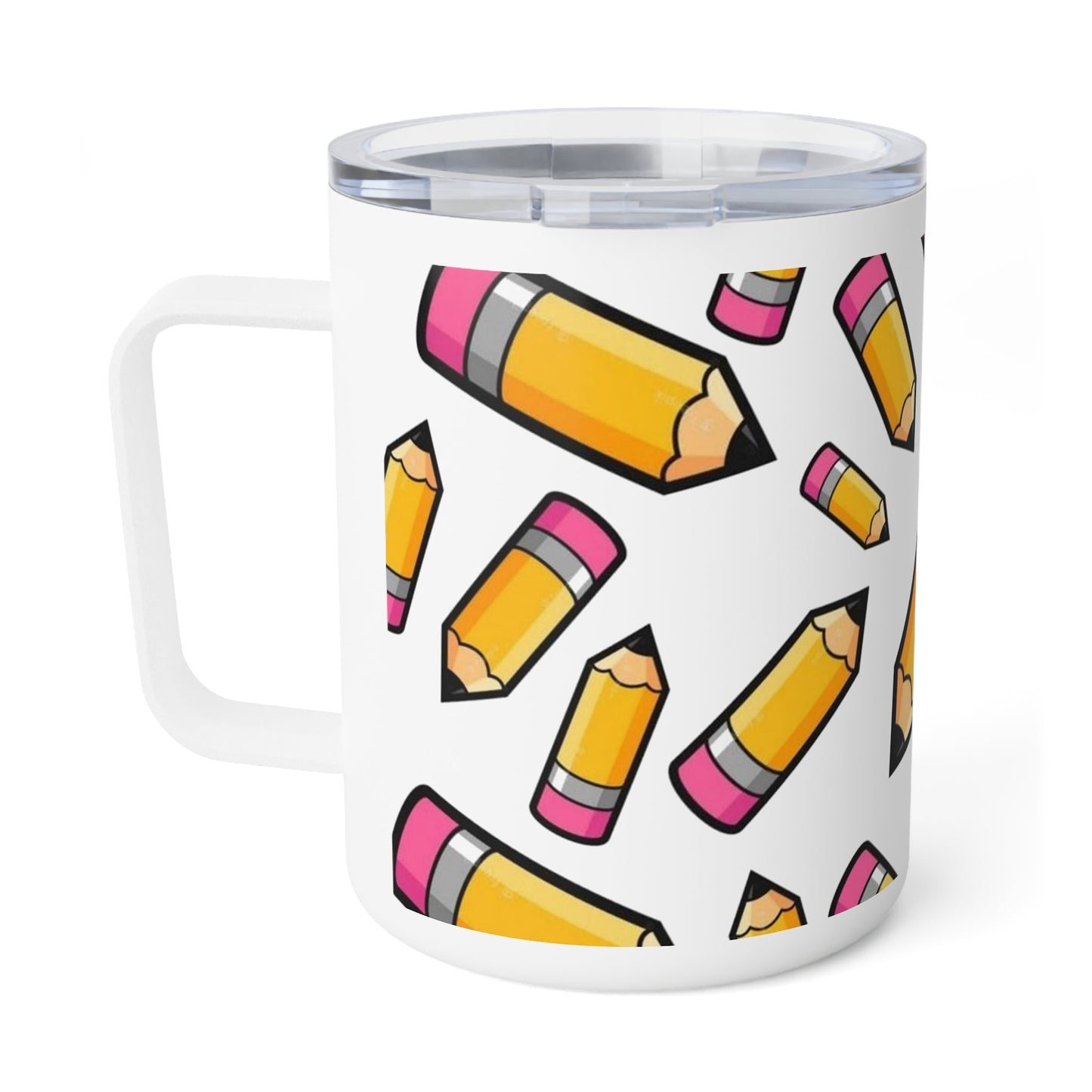 Pencil Insulated Coffee Mug, 10oz