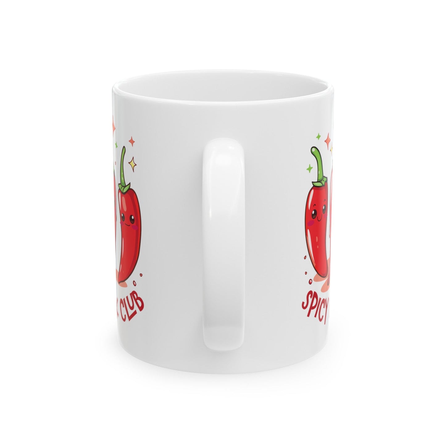 Spicy Book Club Peppers Ceramic Mug, (11oz, 15oz)