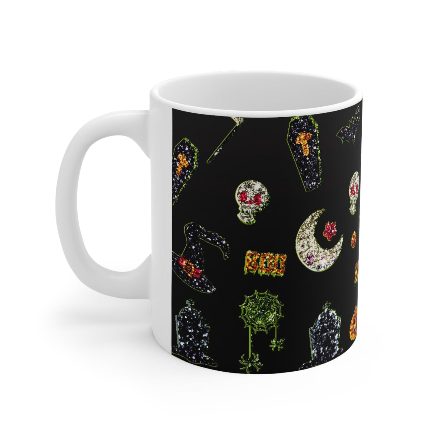 Glitter Halloween Mug 11oz