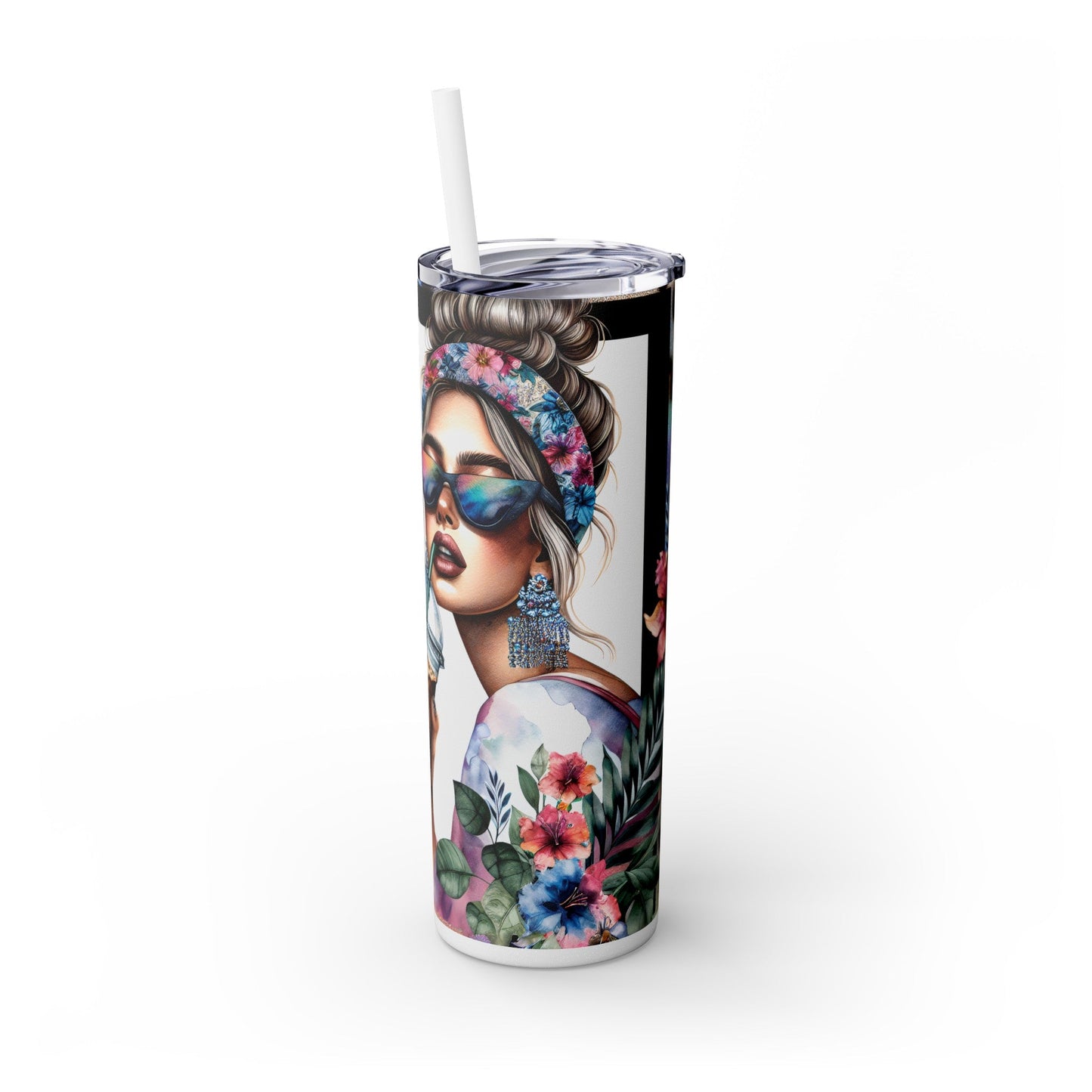 That’s Cute Skinny Tumbler with Straw, 20oz