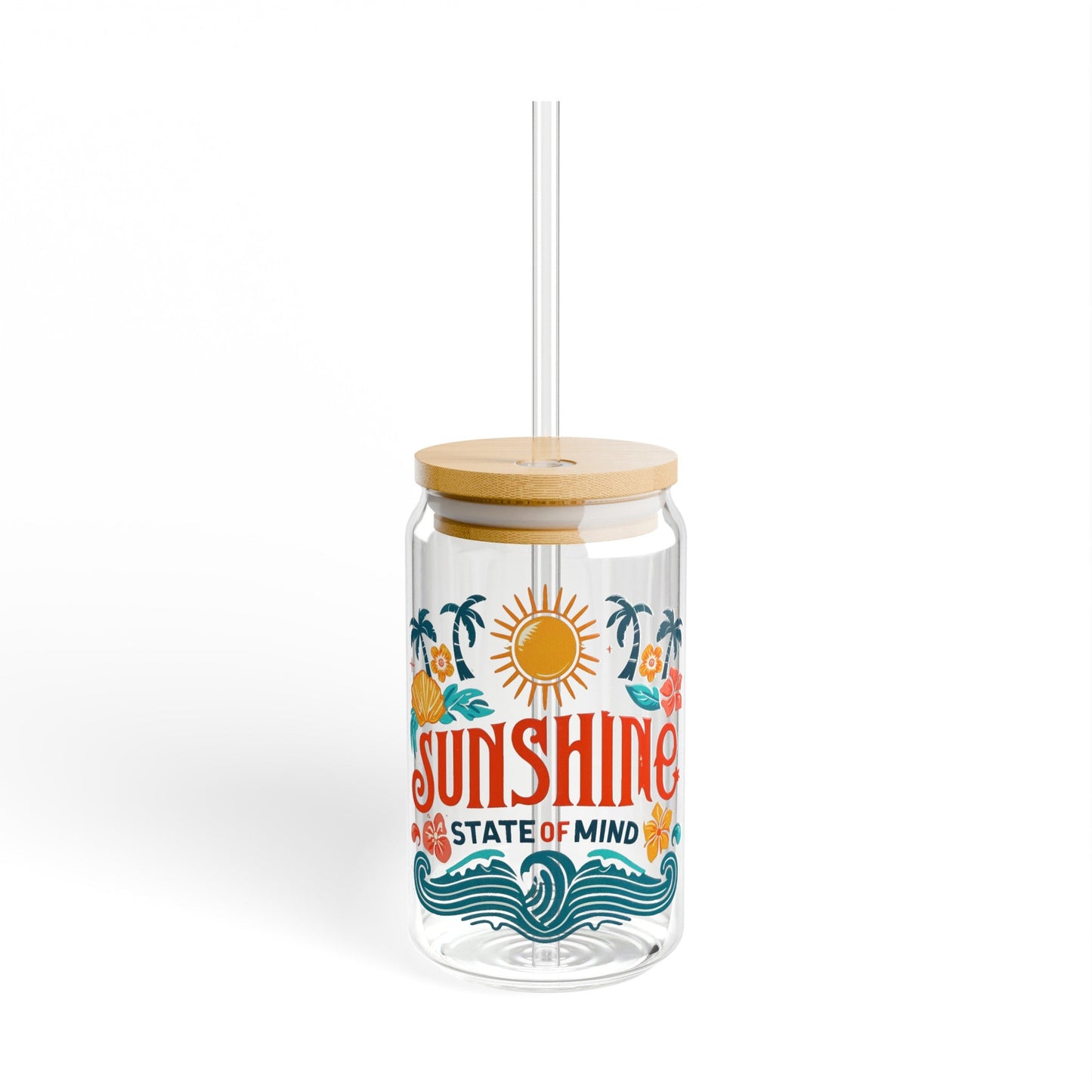 Sunshine State of Mind Sipper Glass, 16oz