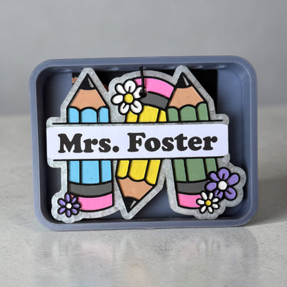 Teacher Pencil Freshie