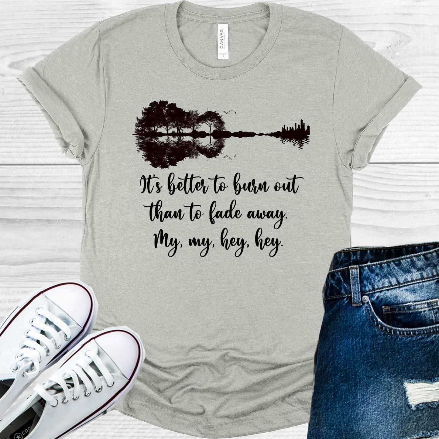 It's Better To Burn Out Than Fade Away Graphic Tee