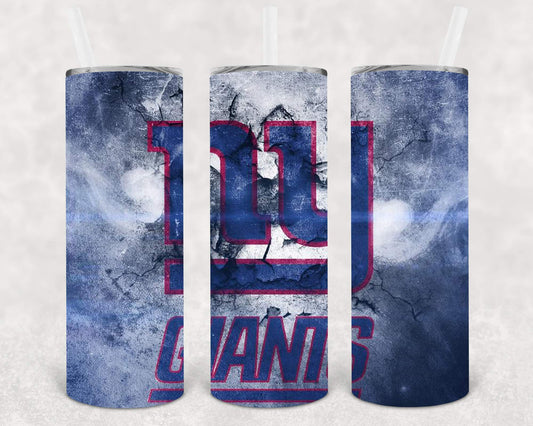 NY Giants 20 oz Skinny Tumbler