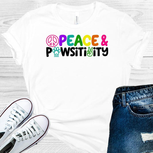 Peace & Pawsitivity Graphic Tee