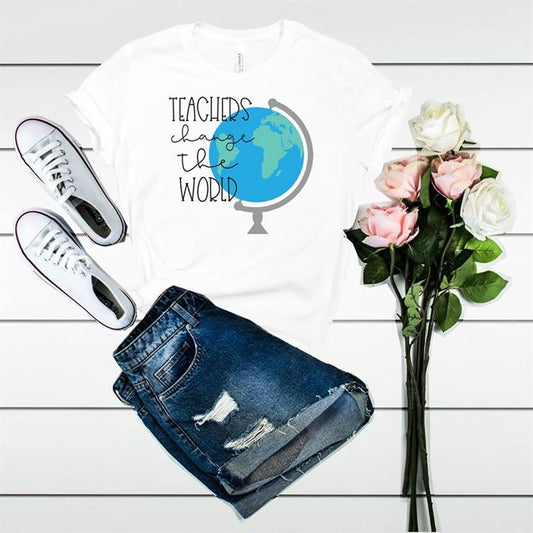 Teachers Change the World Graphic Tee