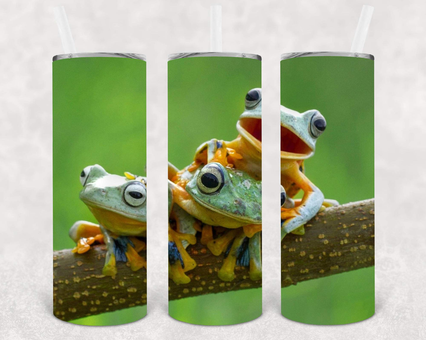 Tree Frogs 20 oz Skinny Tumbler
