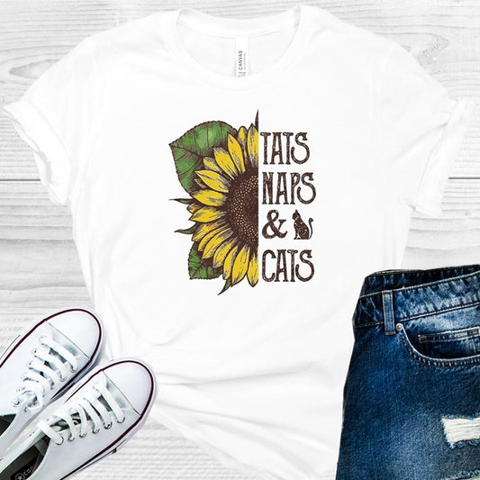 Tats, Cats, and Naps Graphic Tee