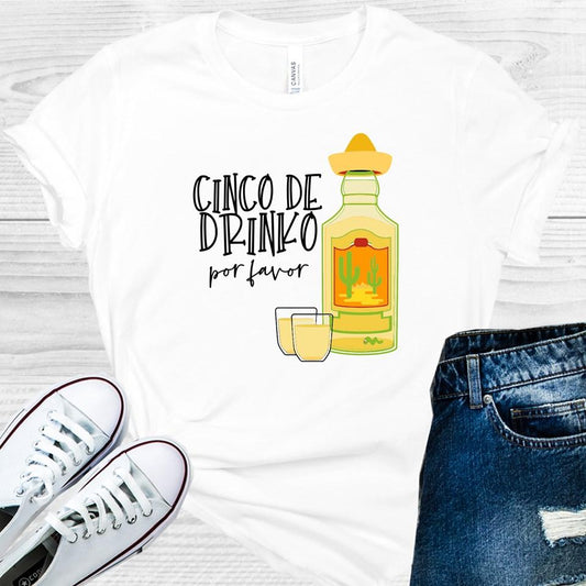 Cinco de Drinko Por Favor Graphic Tee