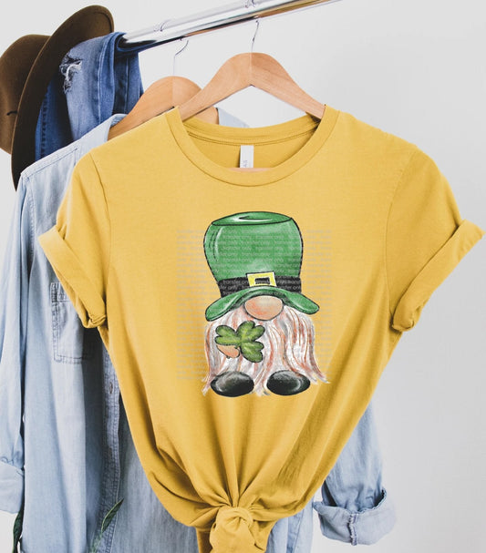 St. Patrick's Day Gnome Graphic Tee