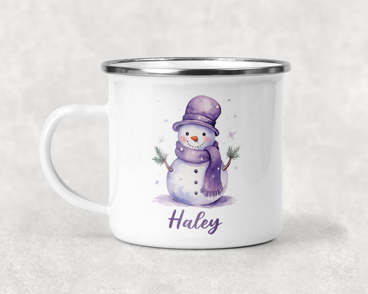 Snowman (Purple) Mug