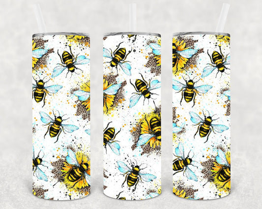Bee Kind 20 oz Skinny Tumbler
