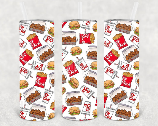 Lord's Calories Don't Count Chick-fil-A 20 oz Skinny Tumbler