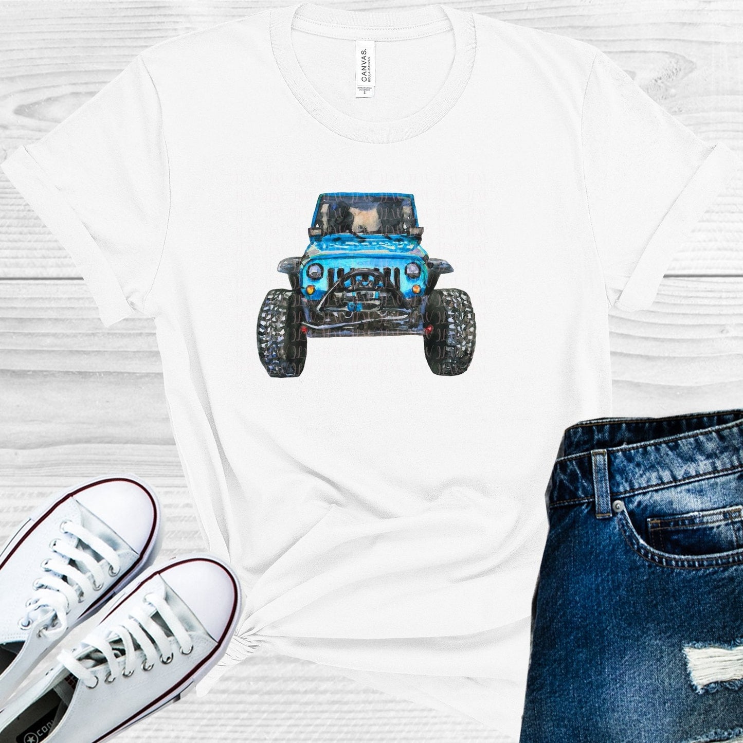 Off-roading Jeep Graphic Tee
