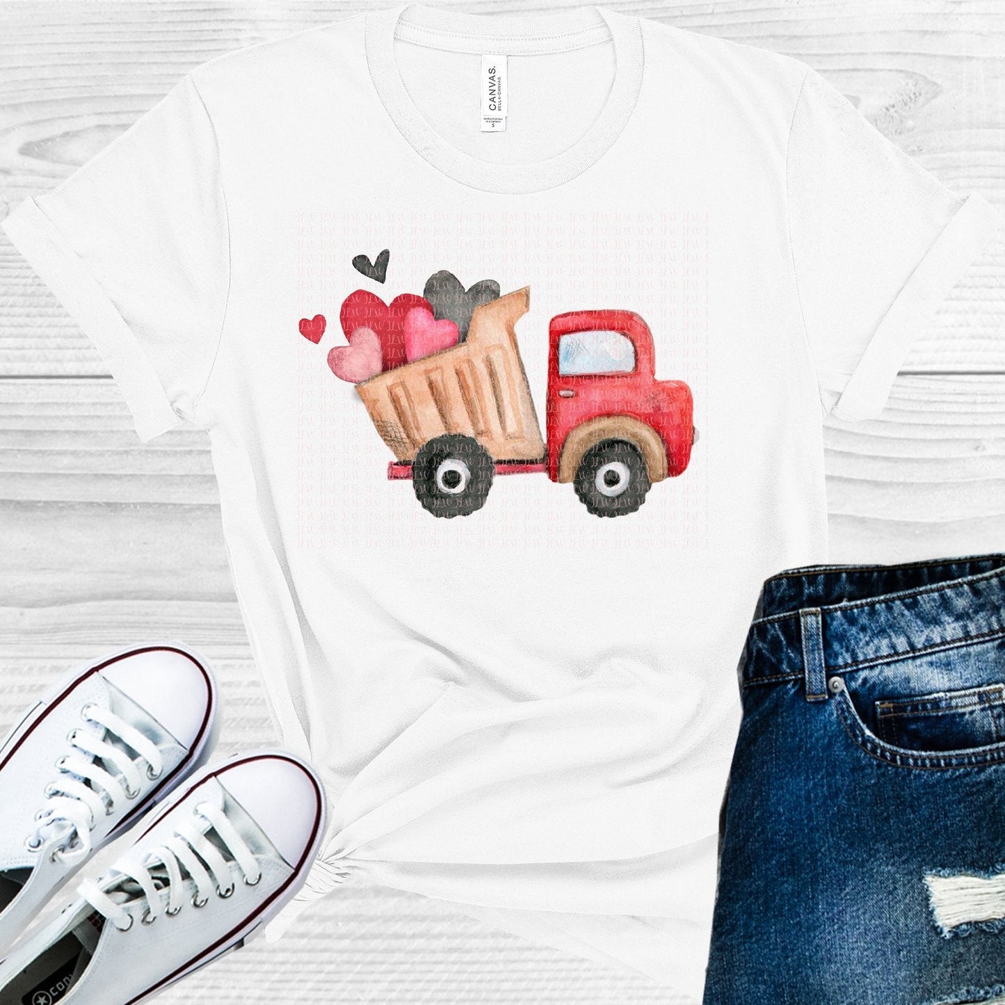 Valentine Truck Graphic Tee