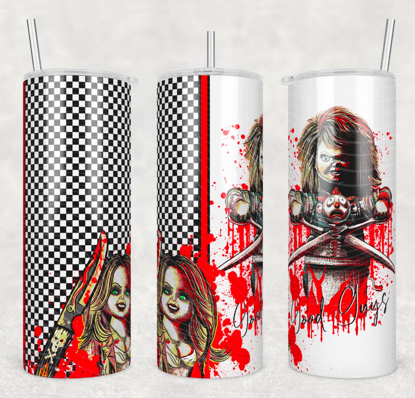 Chucky Slice and Dice 20 oz Skinny Tumbler