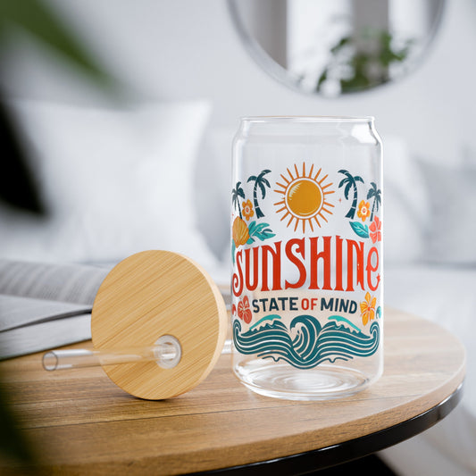 Sunshine State of Mind Sipper Glass, 16oz