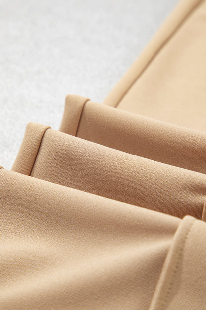 Parchment High Waist Full Length Regular Fit Pants