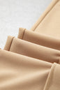 Parchment High Waist Full Length Regular Fit Pants
