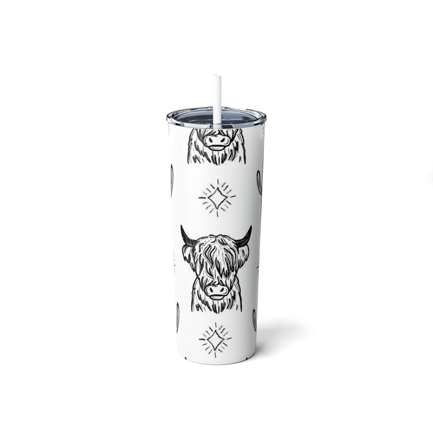 Highland Cow -Skinny Tumbler