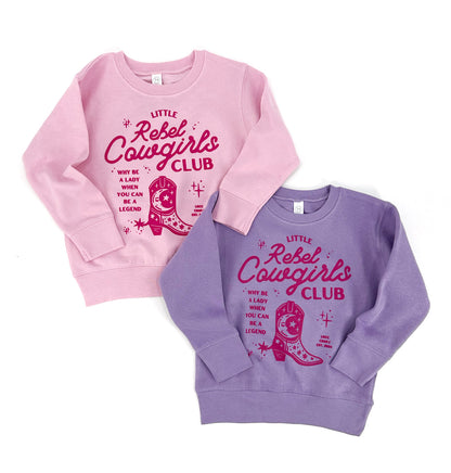 Cowgirl Sweatshirt, Little Rebel Cowgirls Club