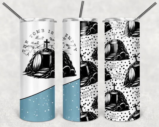 The Tomb is Empty 20 oz Skinny Tumbler