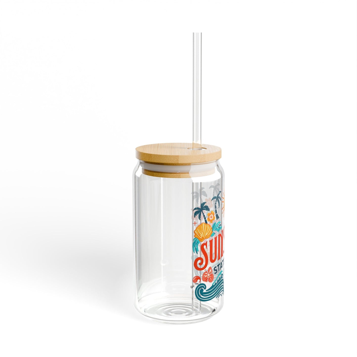 Sunshine State of Mind Sipper Glass, 16oz