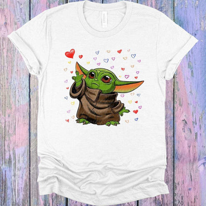 Hearts Alien Graphic Tee