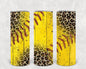 Softball Leopard 20 oz Skinny Tumbler